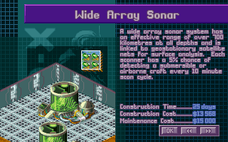 Wide Array Sonar